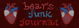 bears junk journal